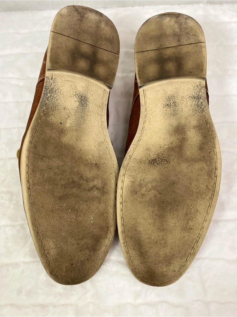 Steve Madden Men's Ferraro Brown Suede Oxfords Size 10.5 Casual Dress Shoes